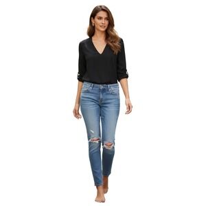 FRAME‎ Le Skinny de Jeanne Blue Jeans Womens 25